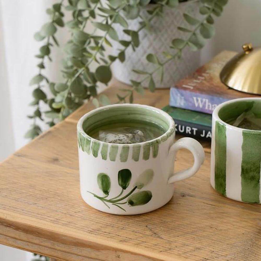 Selbrae House Handcrafted Large Ceramic Mug Green